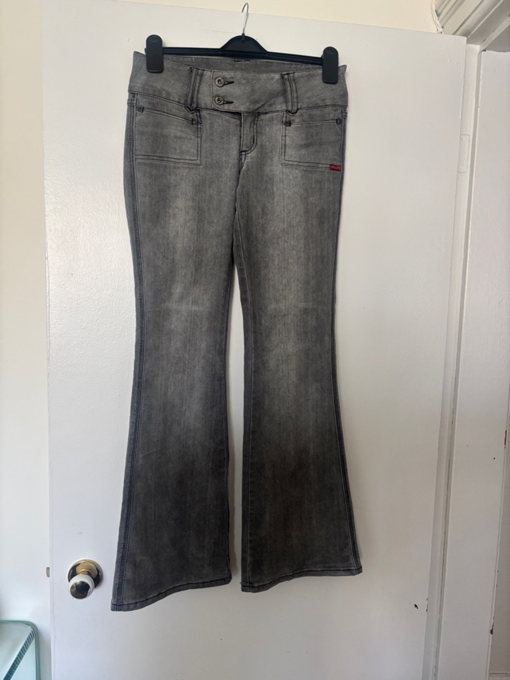 Y2K ultra low rise Foxy flared jeans